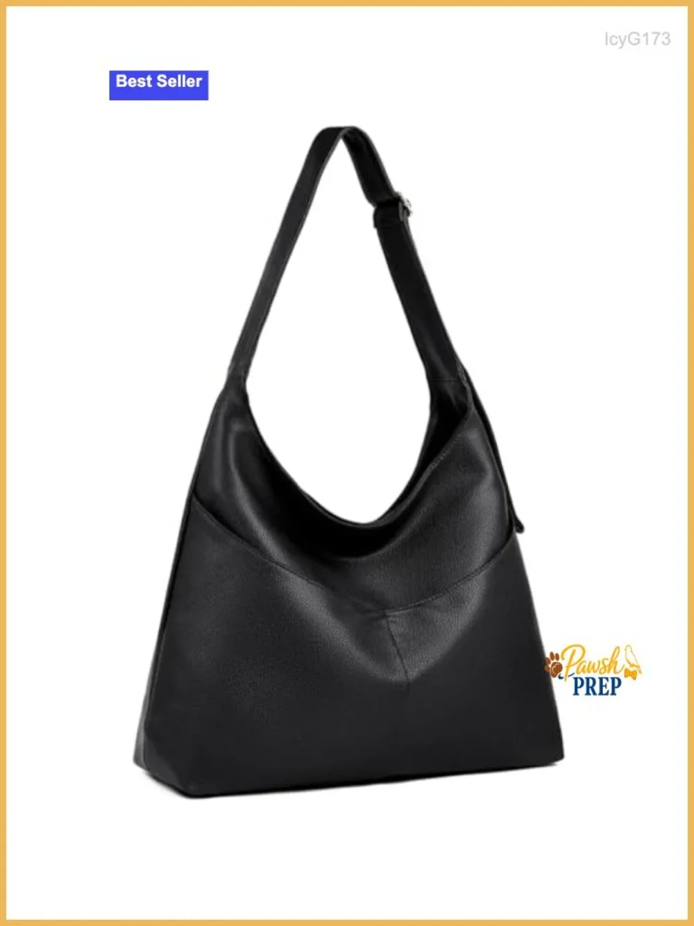 Vegan Leather Hobo Bag for Women Large Slouchy Shoulder Bag with Adjustable